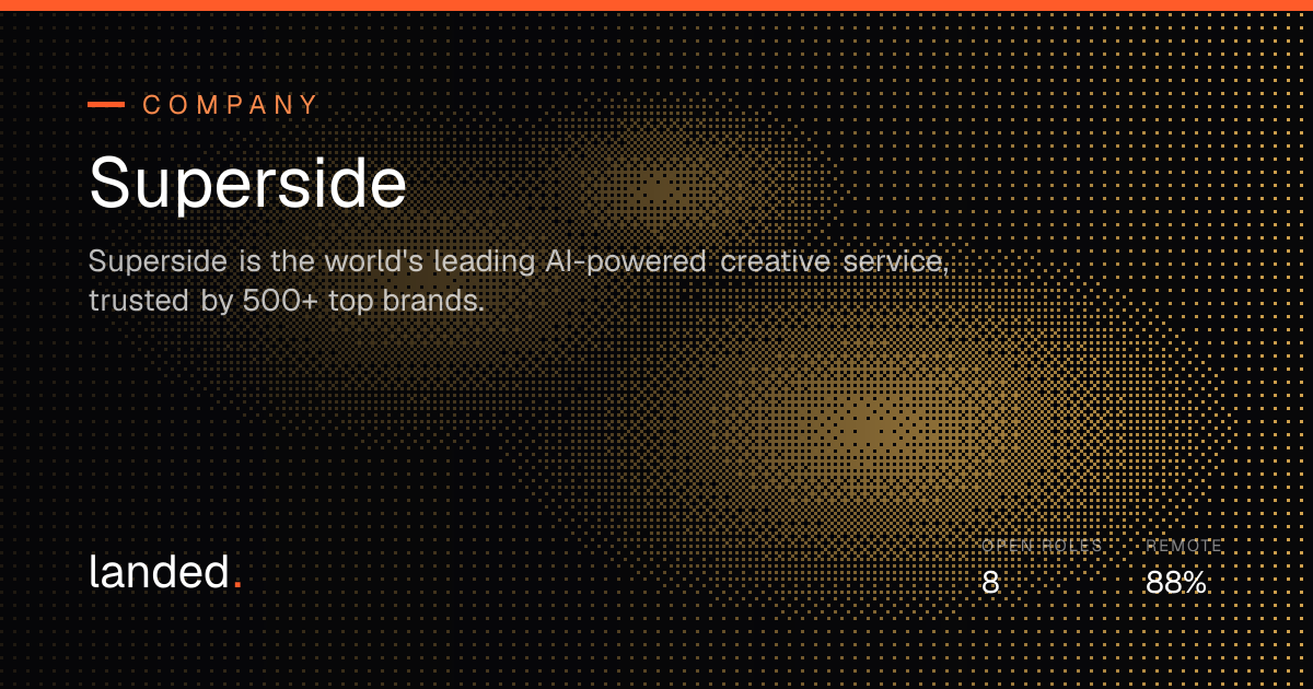 Superside careers: 6 jobs open in Oct 2026 | landed